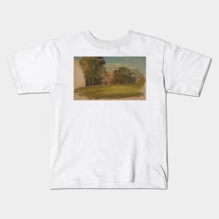 House in Hudson, New York by Frederic Edwin Church Kids T-Shirt